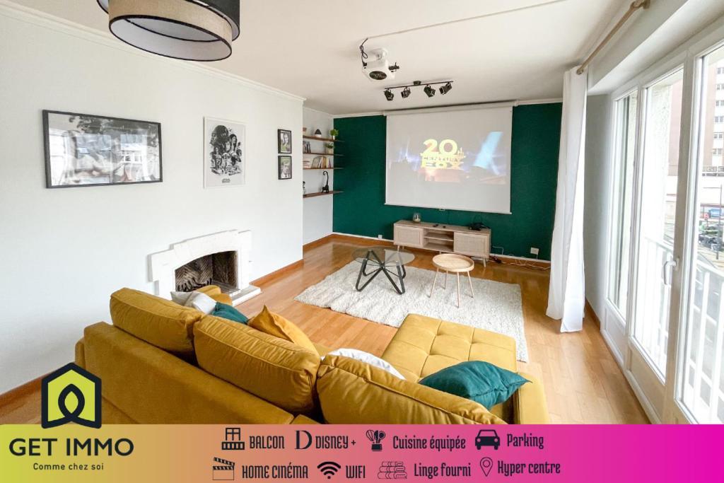 Cinema & Disney Avec Balcon & Parking En Hyper Centre Amiens Exterior photo